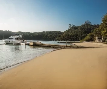 Pousada pé na areia.